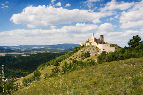 the ruins of castle Cachtice