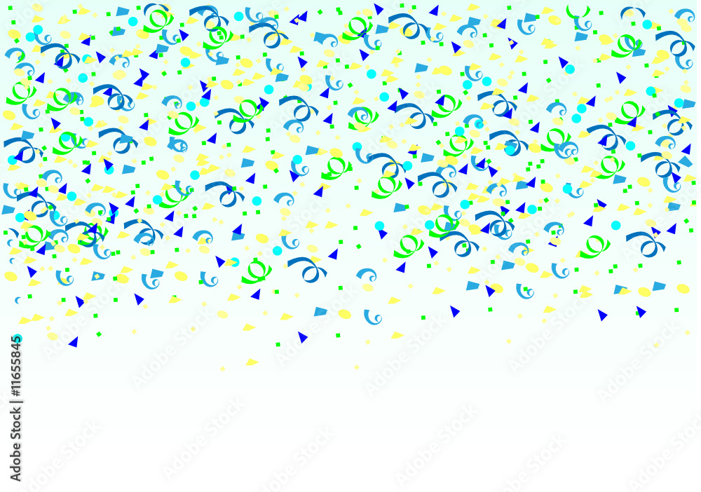 confetti, vector illustration