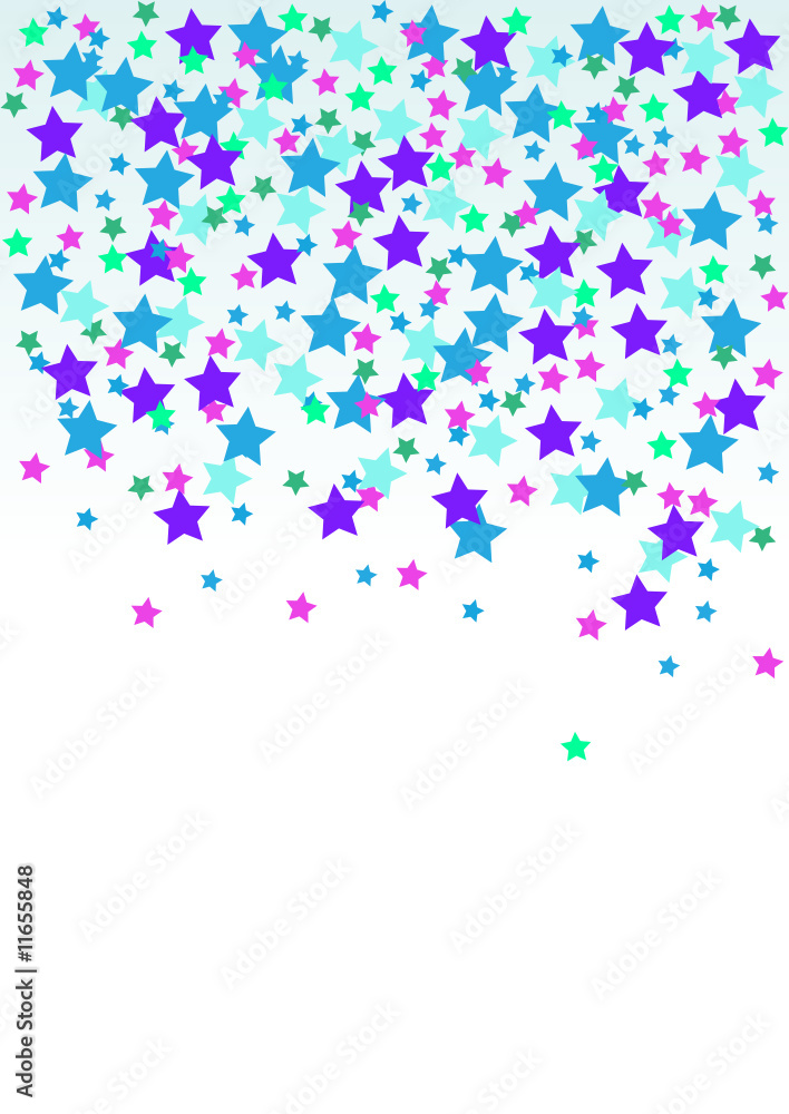 confetti, vector illustration with space for a text