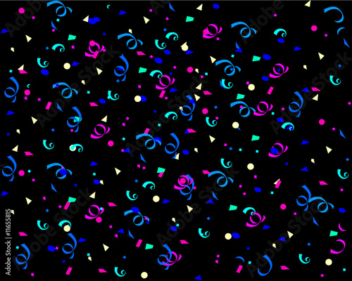 confetti, vector illustration