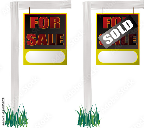 for sale sign hang
