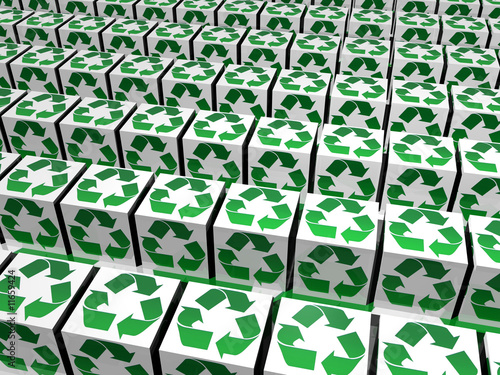 Fond Cube recyclage