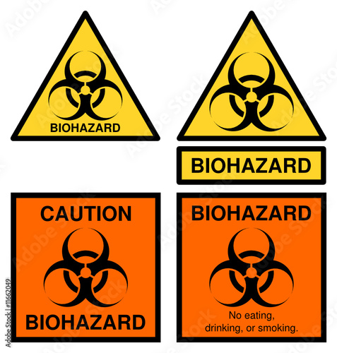 Biohazard Symbols & Signs