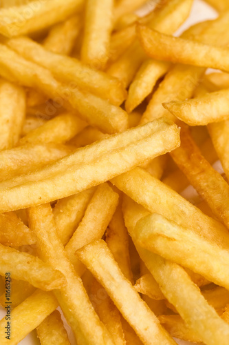french frie or chips close up