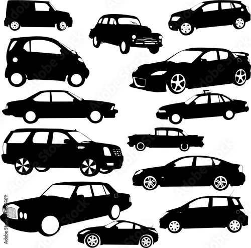 cars collection - vector