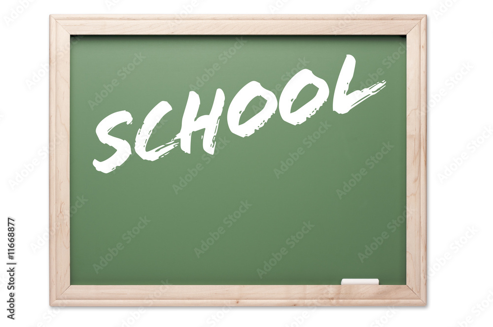 Obraz premium Chalkboard Series - School