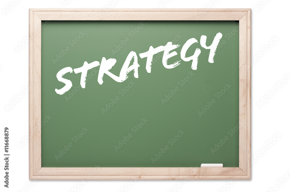 Obraz premium Chalkboard Series - Strategy