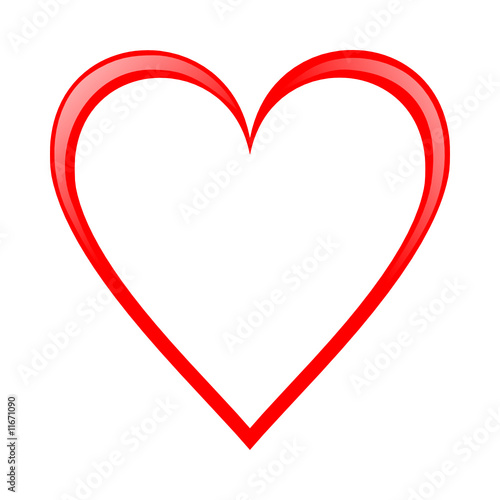 red aqua heart