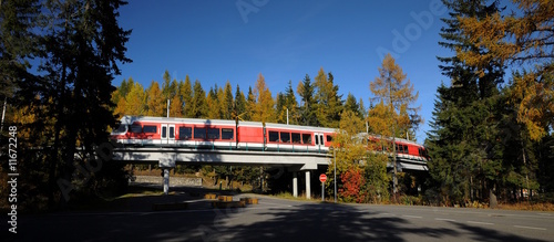 Strassenbahn in Der Wald