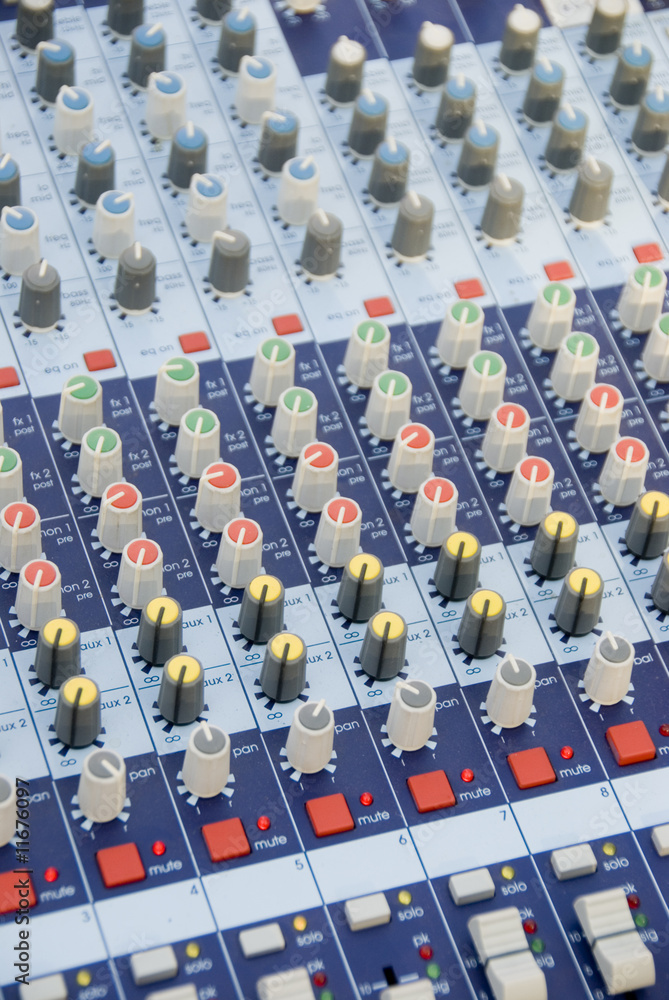 Fototapeta premium Sound Mixing
