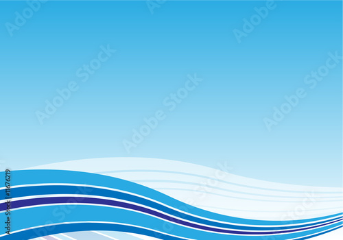 Hintergrund Blau mit Wellen