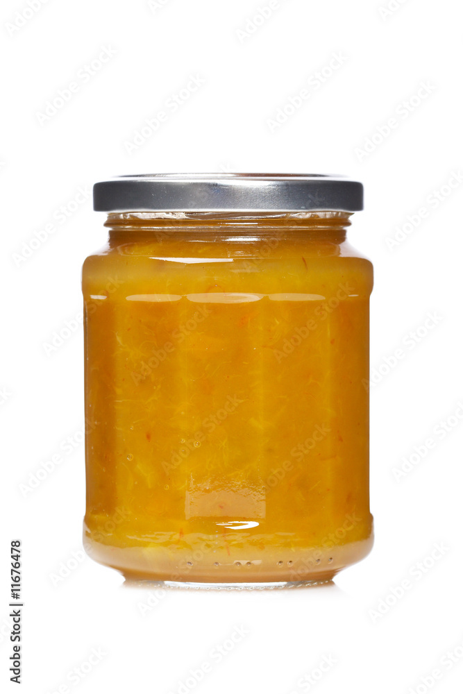 Plum jam glass jar Plum jam glass jar