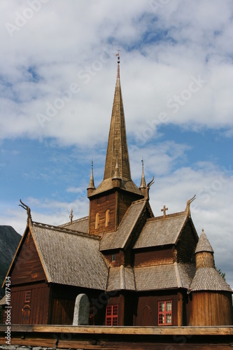 Stabkirche von Lom - Norwegen photo