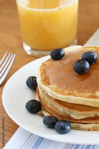 Breakfast - Blueberry Pancakes