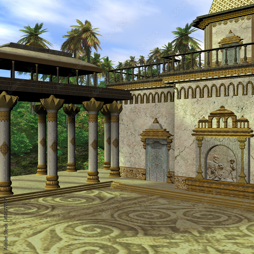 Obraz premium Fantasy Indian Temple