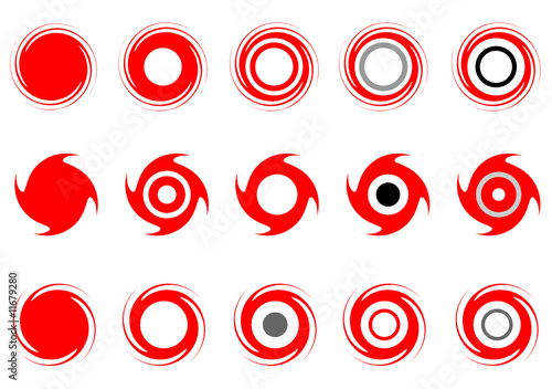 Graphic elements set. Vector.