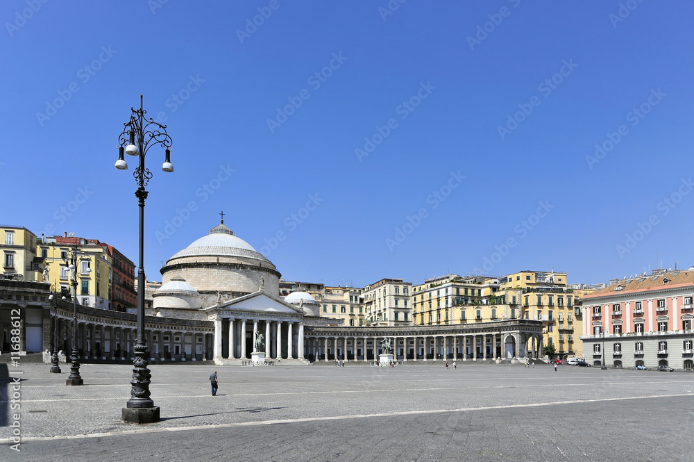 Italien, Neapel, Plaza del Plebiscito