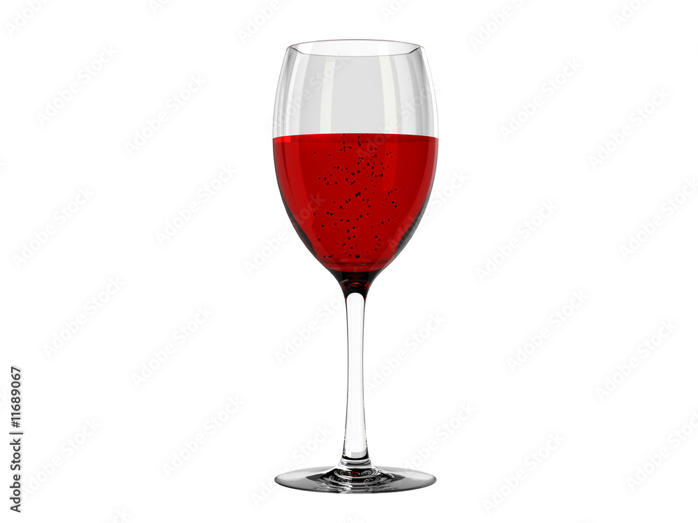 Red wine in glass Red wine in glass