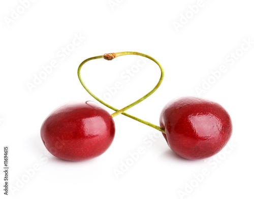 Принти на полотні Two cherries