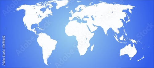 L  nder auf der Weltkarte