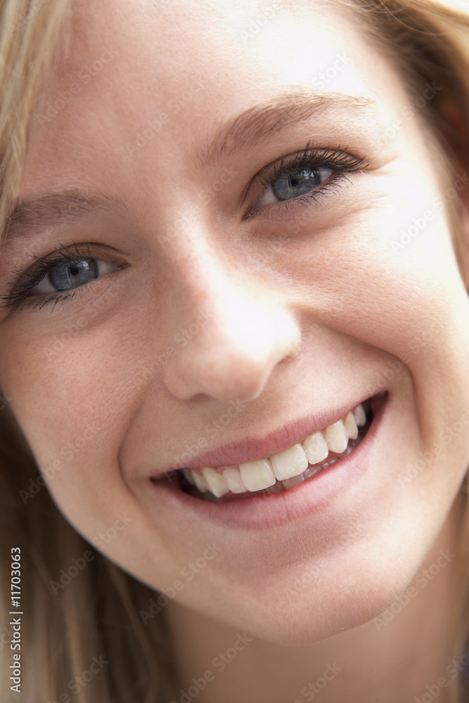 Fototapeta premium Portrait Of Teenage Girl Smiling