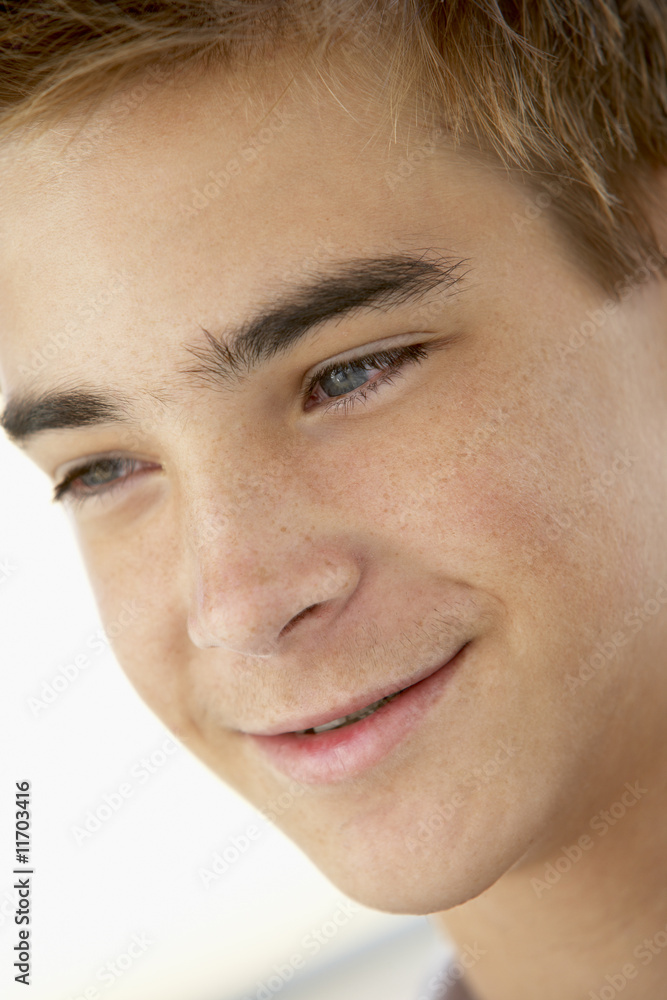 Fototapeta premium Portrait Of Teenage Boy Smiling