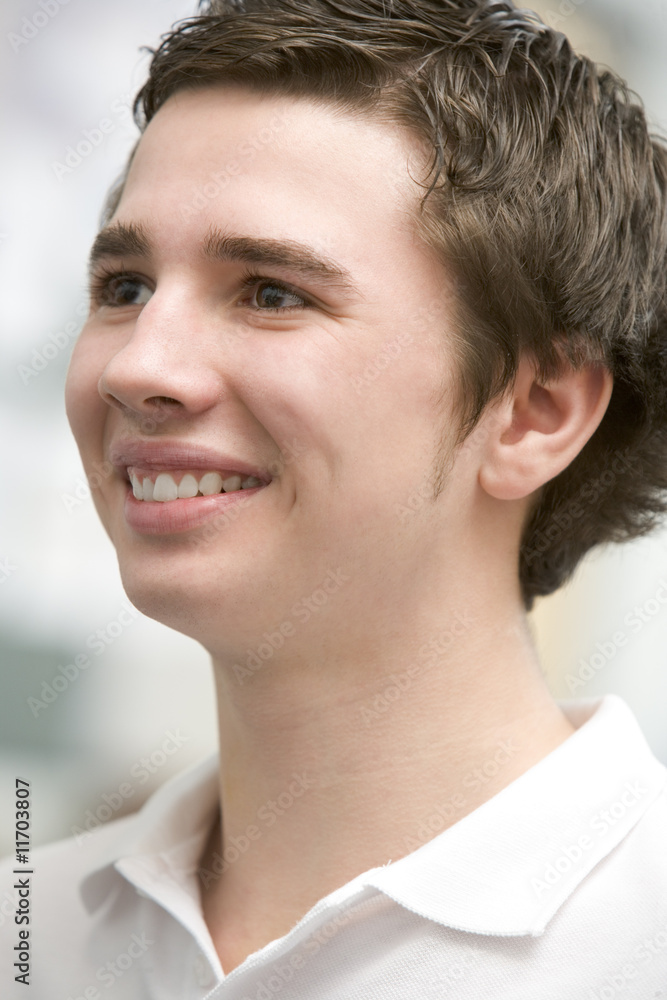 Portrait Of Teenage Boy Smiling Portrait Of Teenage Boy Smiling