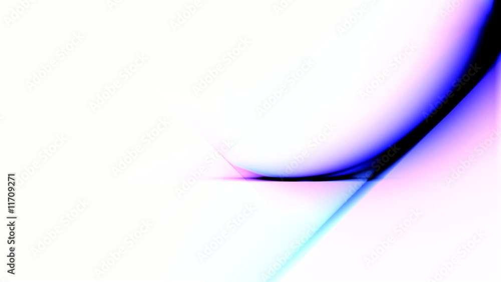 abstrakte Animation aus Wellen und Linien