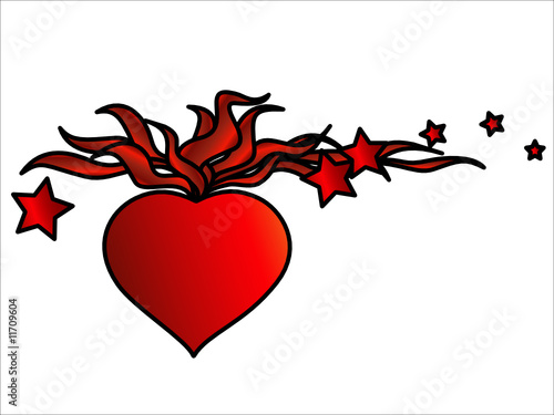 Heart.  Valentines design