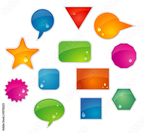 Stickers aqua
