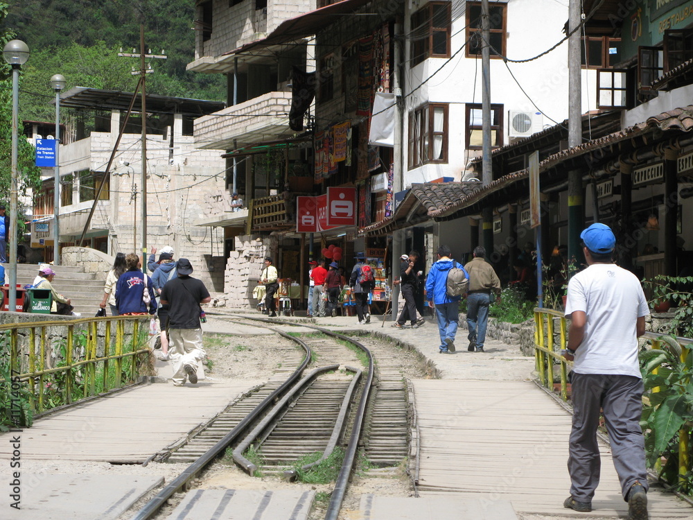 Obraz premium 橋のある生活