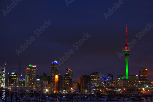 Auckland City Skyline