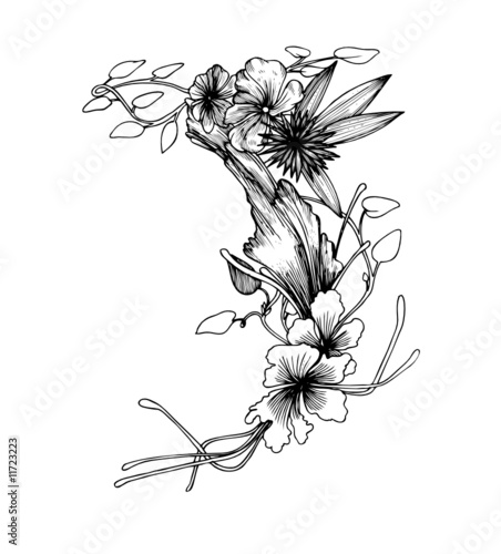 floral element -  vector