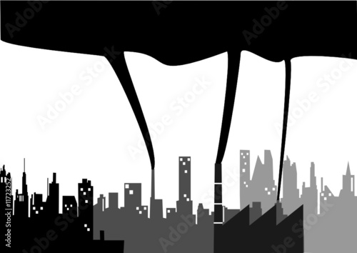 ville polluée
