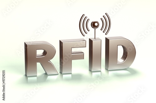 RFID - Schriftzug
