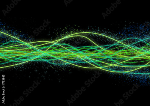 Cuadro en lienzo light wave