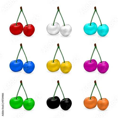 kirschen bunt