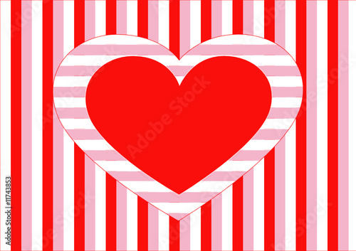 heart and stripes