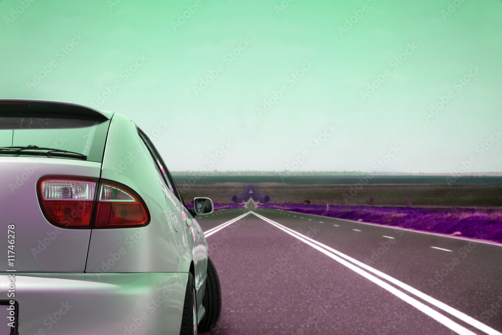 Car on the road Car on the road