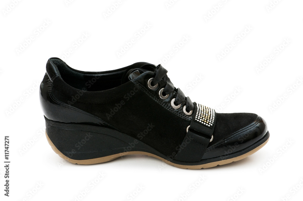 Woman shoes isolated on the white background Woman shoes isolated on the white background