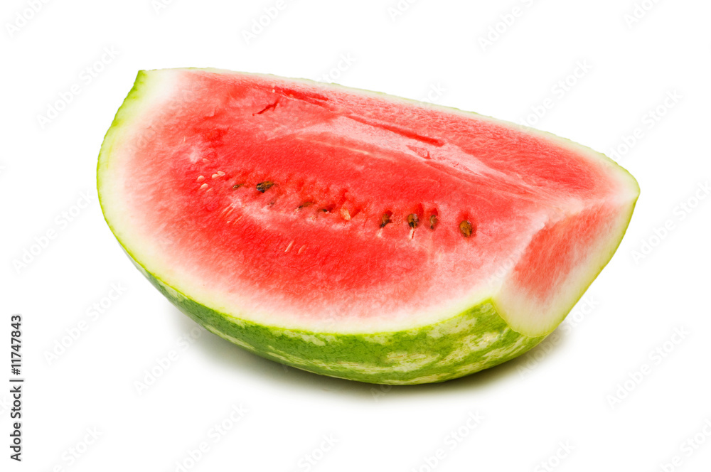 Water melon isolated on the white background