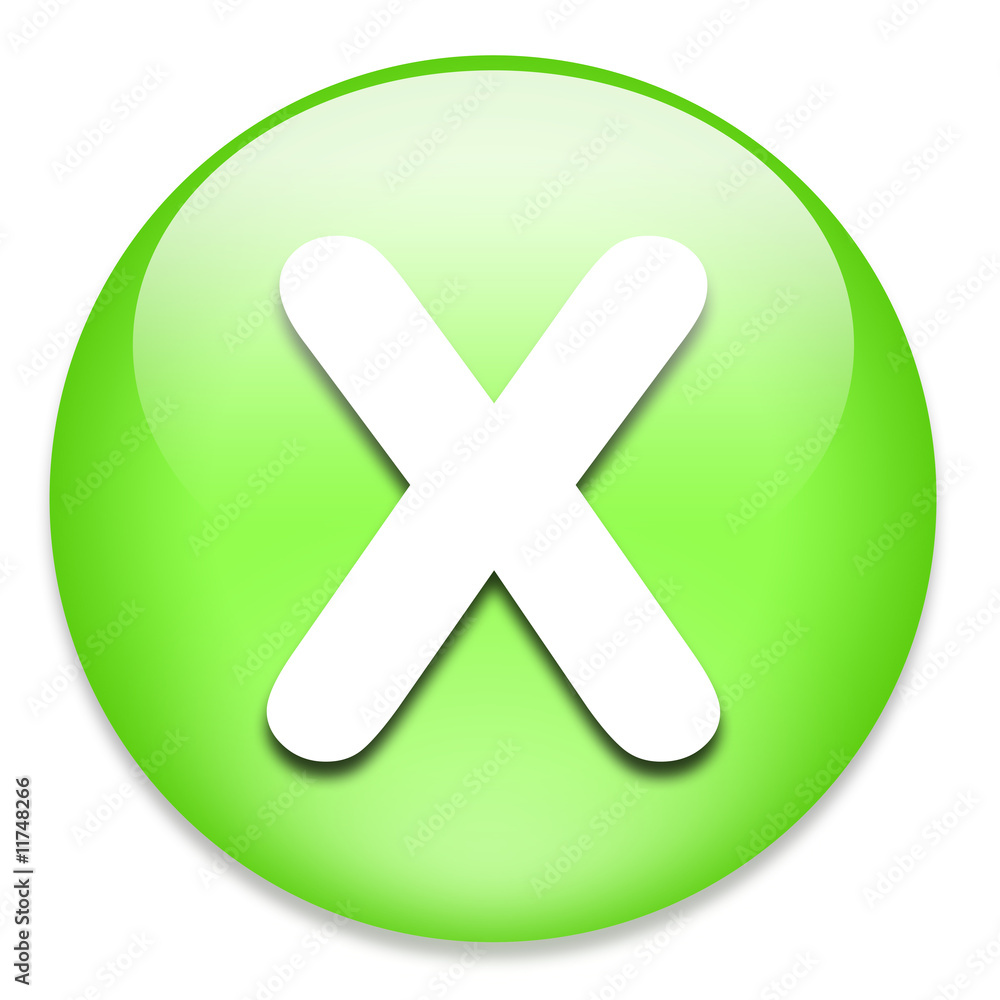 Fototapeta premium Icone fermer cocher