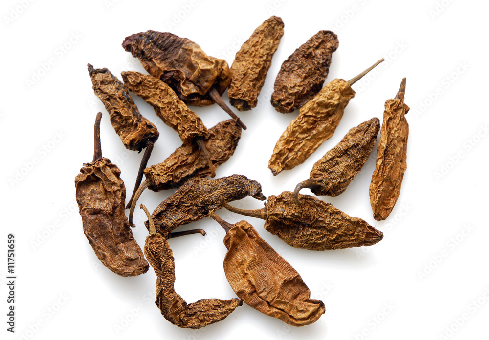 Obraz premium Chiles serranos secos