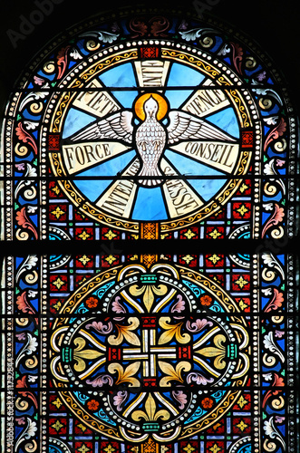 Stained glass window