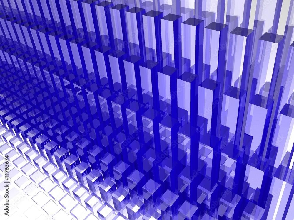 Naklejka premium extrem city skyline background