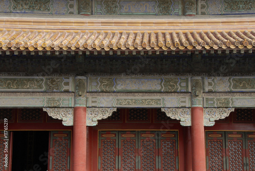 Fotografía charpente chinoise