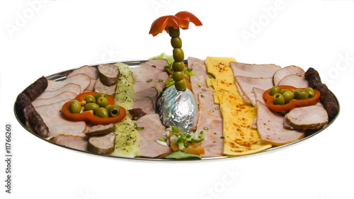 Photos different dishes (breakfast background)