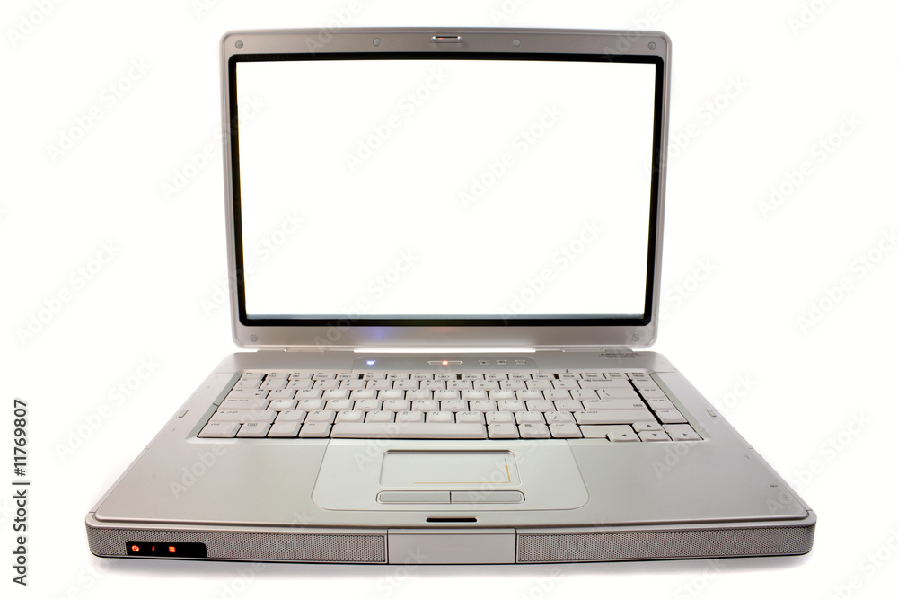 Laptop computer isolated on white background Laptop computer isolated on white background