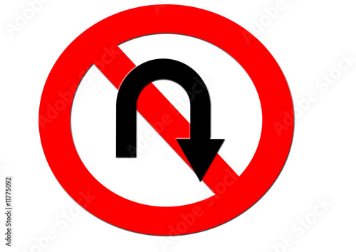 no u turns