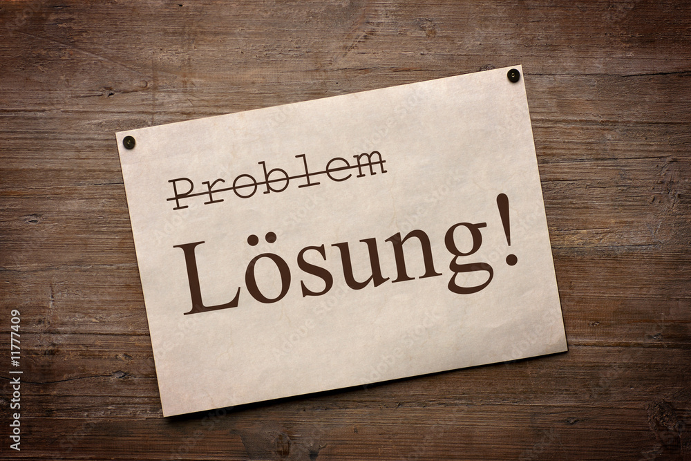 problem Lösung problem Lösung